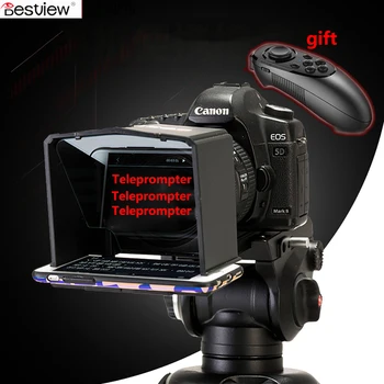 View smartphone телесуфлер za Canon Nikon Sony Camera studio fotografija DSLR za Youtube intervju телесуфлер kamera
