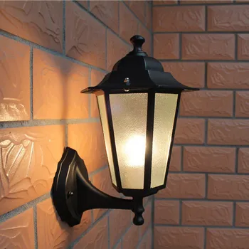 Vintage Europa vanjski Gardeb zidne lampe 220/110 U vodootporan zidne svjetiljke oblog exterieur topla bijela/hladna bijela led žarulja E27