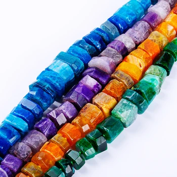 Visoka kvaliteta poludragog nepravilnog zupčanike prirodni kamen Ahat strand perle toranj lanca DIY izrada nakita za ogrlice