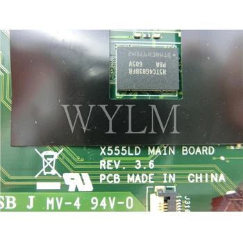 X555LJ/X555LD EDP matična ploča GT920M/2G REV3.6 I5-5200CPU 4G RAM-a za ASUS W519L X555L X555LD X555LJ X555LB test matične ploče laptopa