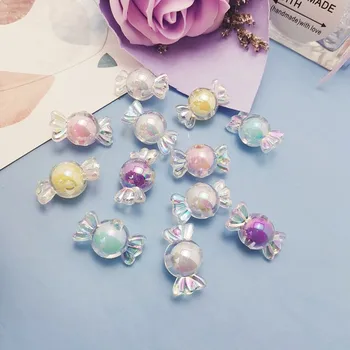 YEYULIN 10шт akril lijep bombona perle Duga AB Proljeće boja perle za izradu nakita DIY ogrlica obrt perle pribor