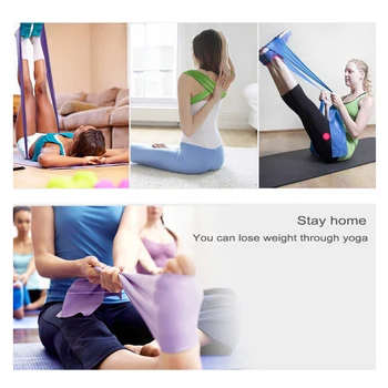 Yoga pribor za mršavljenje joga rally list Elastična traka glavna snaga trening fitness protežu uže otpor экструдировать trake