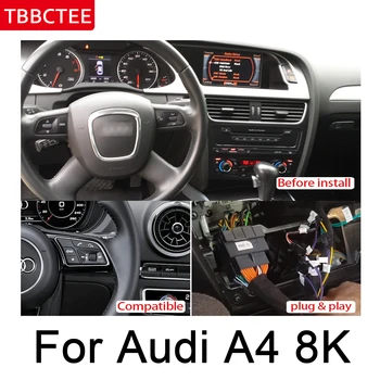 Za Audi A4 8K 2008~2016 MMI auto zvuk media player Android GPS navigacijska karta WiFi 3G 4G Bluetooth 1080P HD bluetooth