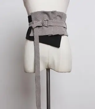 Ženska pista moda kontrastnoj boji pokrivač Cummerbunds ženske haljine kaputi korzeti belt remenje ukras širok pojas R1770