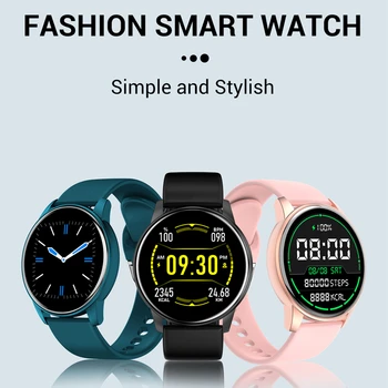 Ženski digitalni sat u realnom vremenu i vremensku prognozu aktivnost tracker monitor srčane sport Žene Smart Watch muškarci su za Android i IOS