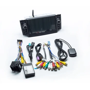 Авторадио 4G 64G DSP 1Din Android 10 auto DVD player za Fiat Grande Punto Linea 2007-2012 gps navigacija multimedija radio ekran