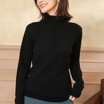 Водолазка free ženski puloveri kašmir veste ženski visoki ovratnik pune boja za tople zimske pletene casual džemper